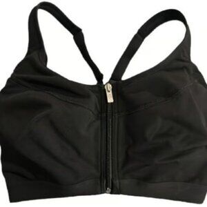 Victoria's Secret Black VSX GYM Sports Bra Double Support Size 32DD EUC #M-007